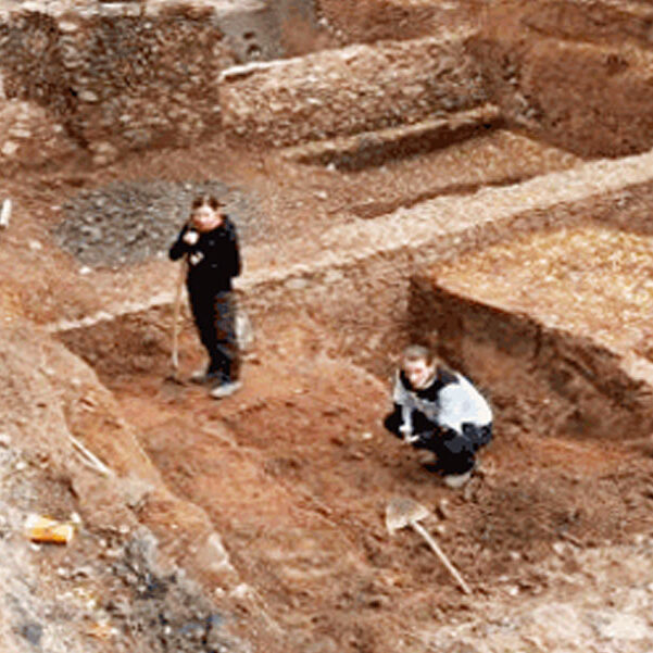 Archäologische Grabungen Lorscheider/Freiheitsplatz Hanau 2010